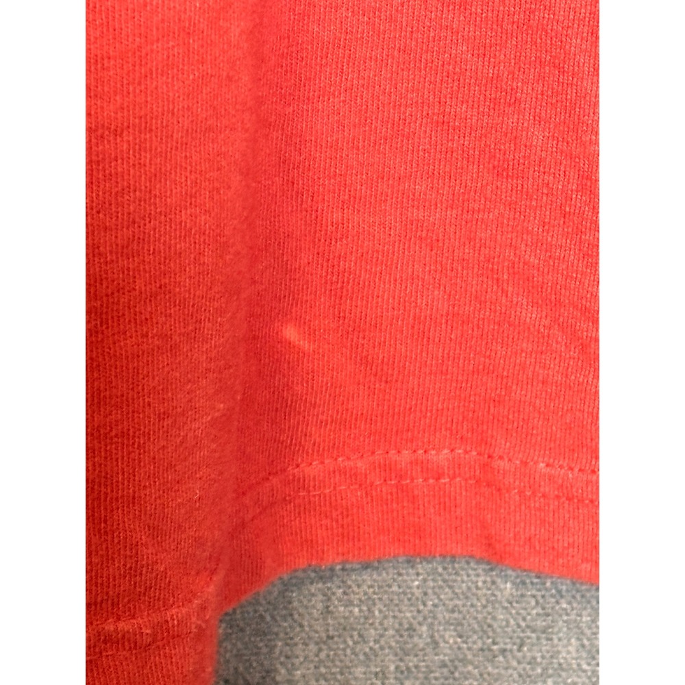 Disney Parks Spirit Jersey Walt Disney World Red Puff Print Long Sleeve Shirt SM - Picture 4 of 5